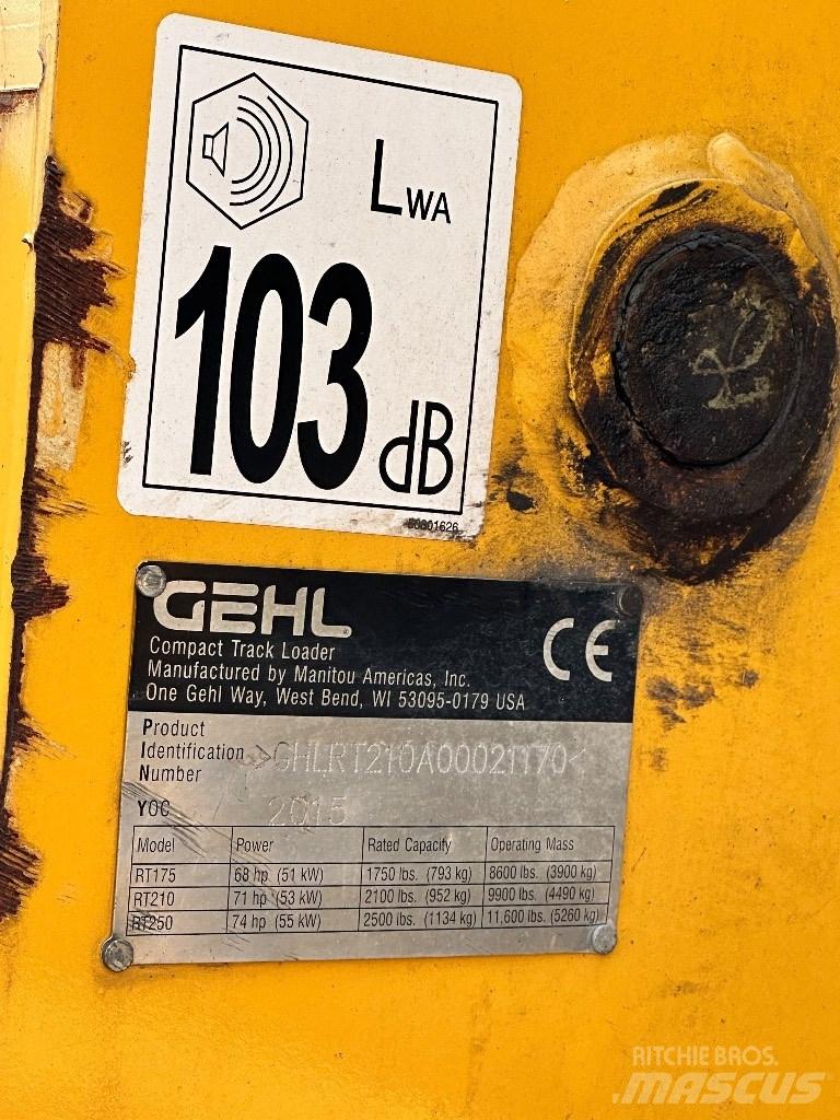 Gehl RT 210 Minicarregadeiras