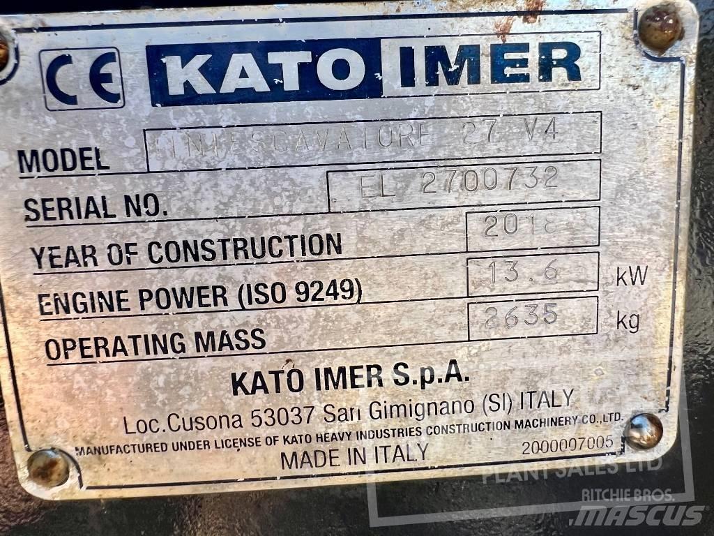 Kato HD27V4 Miniescavadeiras