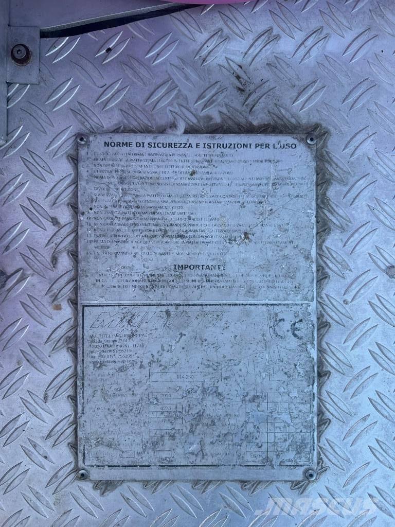 Multitel MX 250 Plataformas aéreas montadas em camião