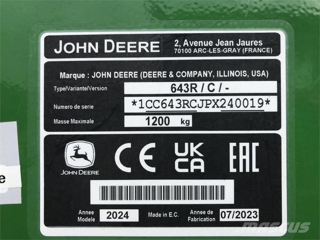John Deere 6R 110 Tratores Agrícolas usados