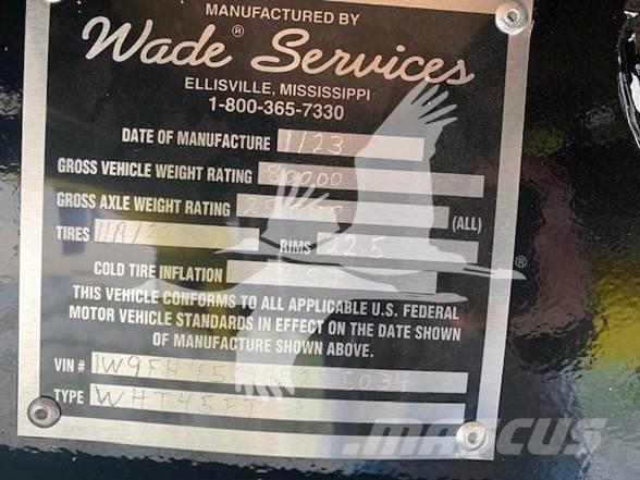 Wade FLAT BED Semi Reboques estrado/caixa aberta