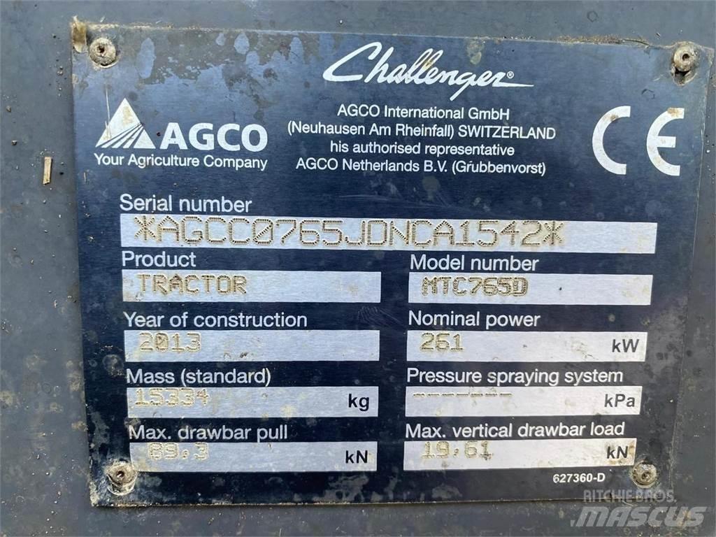 Challenger MT 765D Tratores Agrícolas usados
