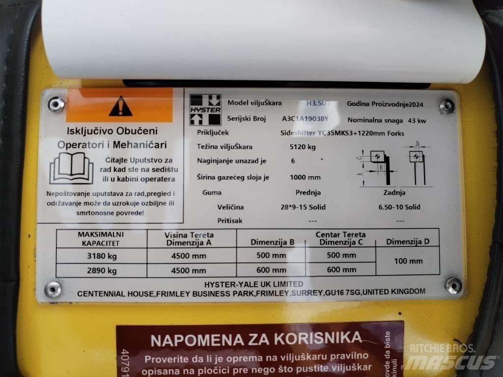 Hyster H 3.5UT Empilhadores Diesel