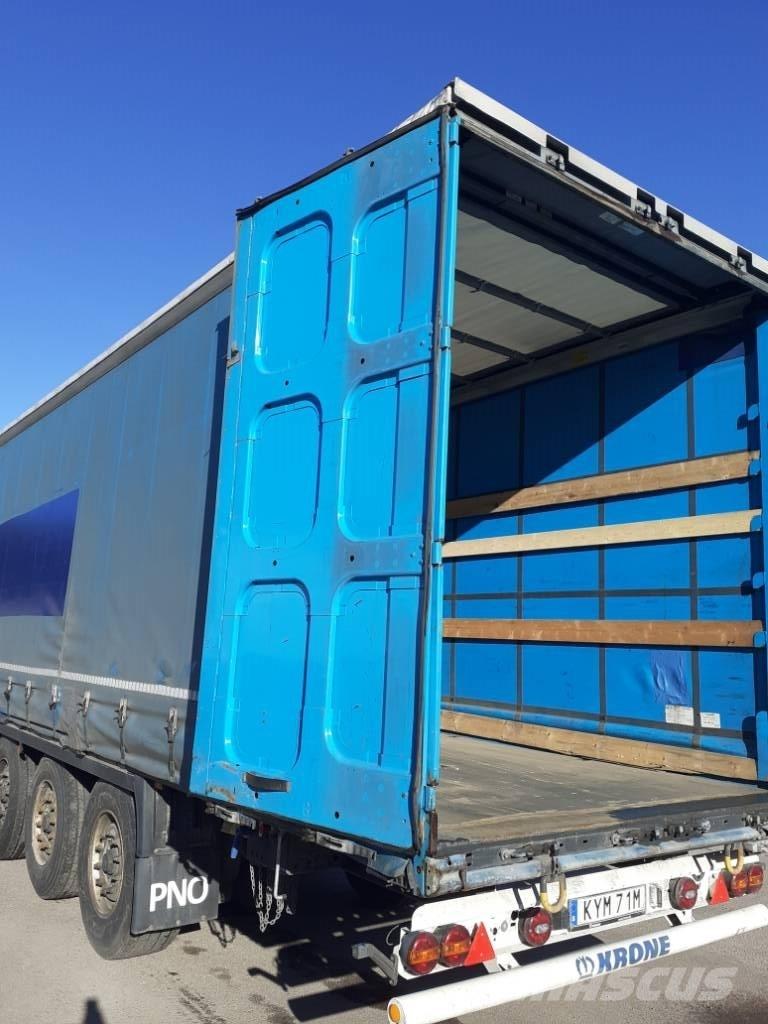 Krone Curtainsider Semi Reboques Cortinas Laterais