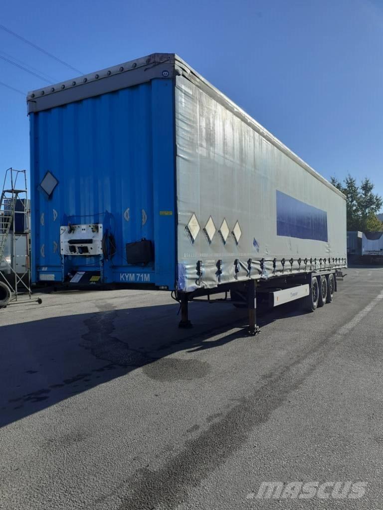Krone Curtainsider Semi Reboques Cortinas Laterais