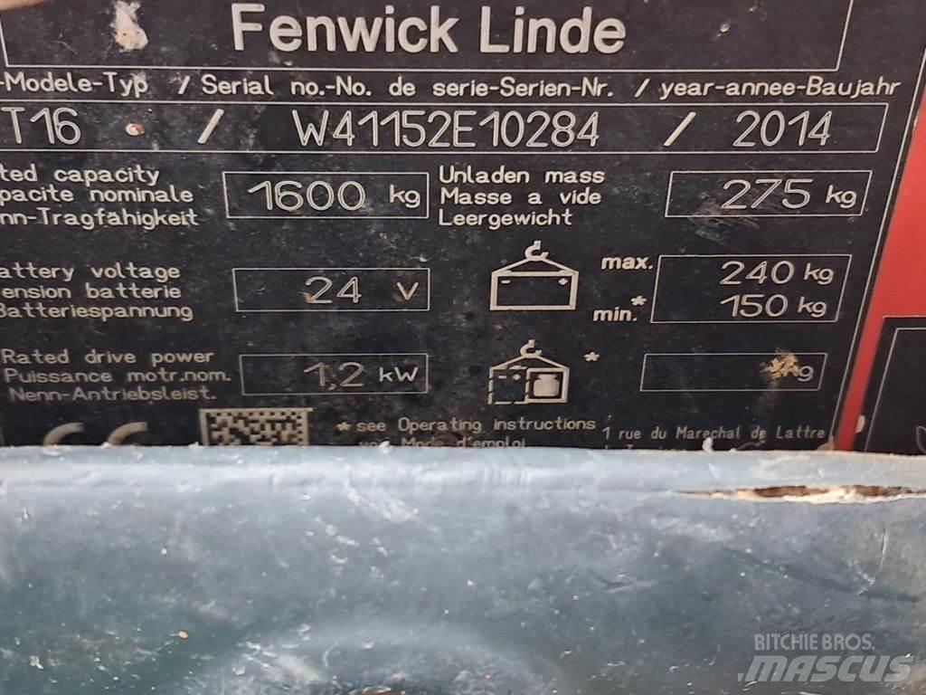 Linde T16 Porta palettes