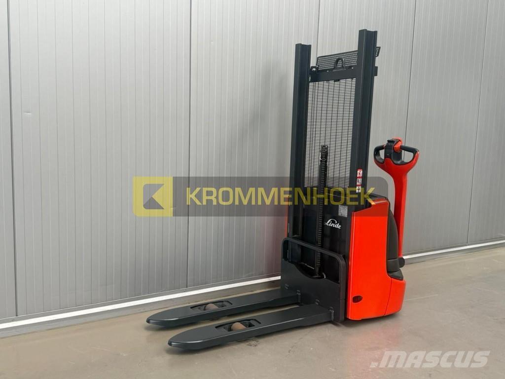 Linde L 10 Empilhador para operador externo