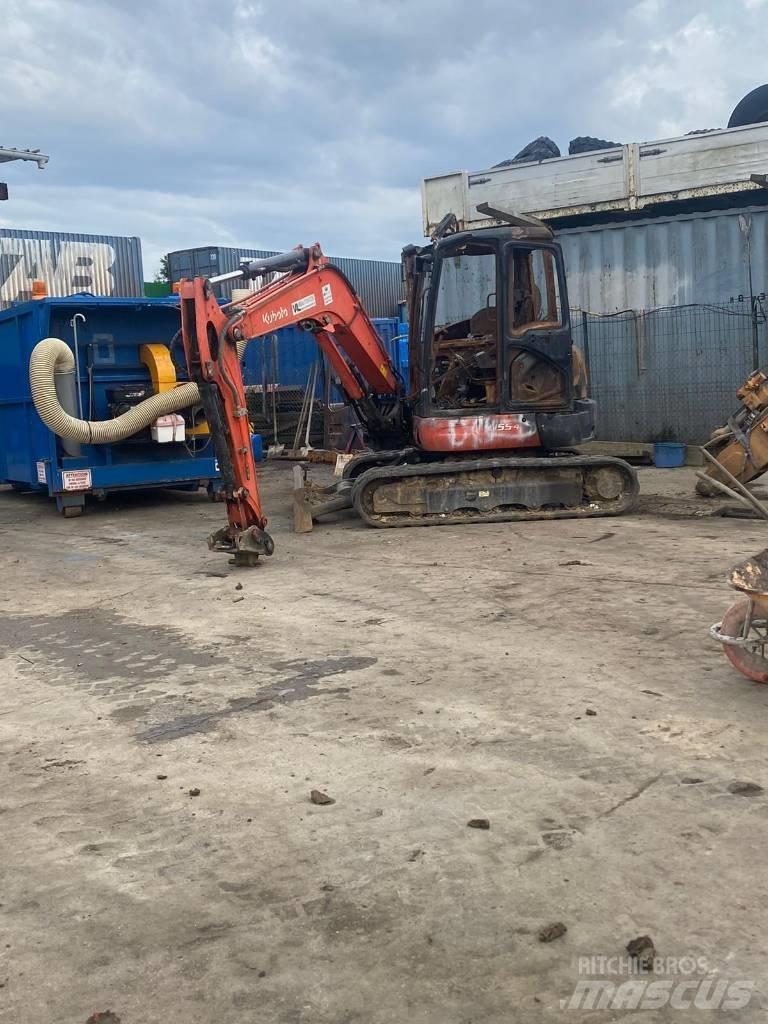 Kubota U 55-4 Lanças e braços dippers