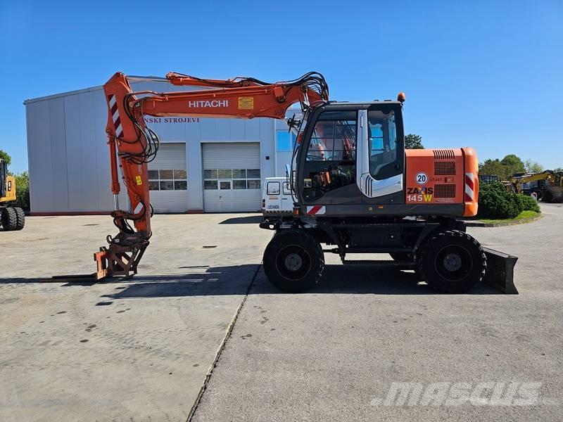Hitachi ZX 145 W-3 Escavadoras de rodas