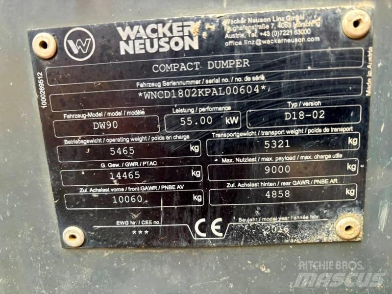 Wacker Neuson DW 90 Dumpers de obras