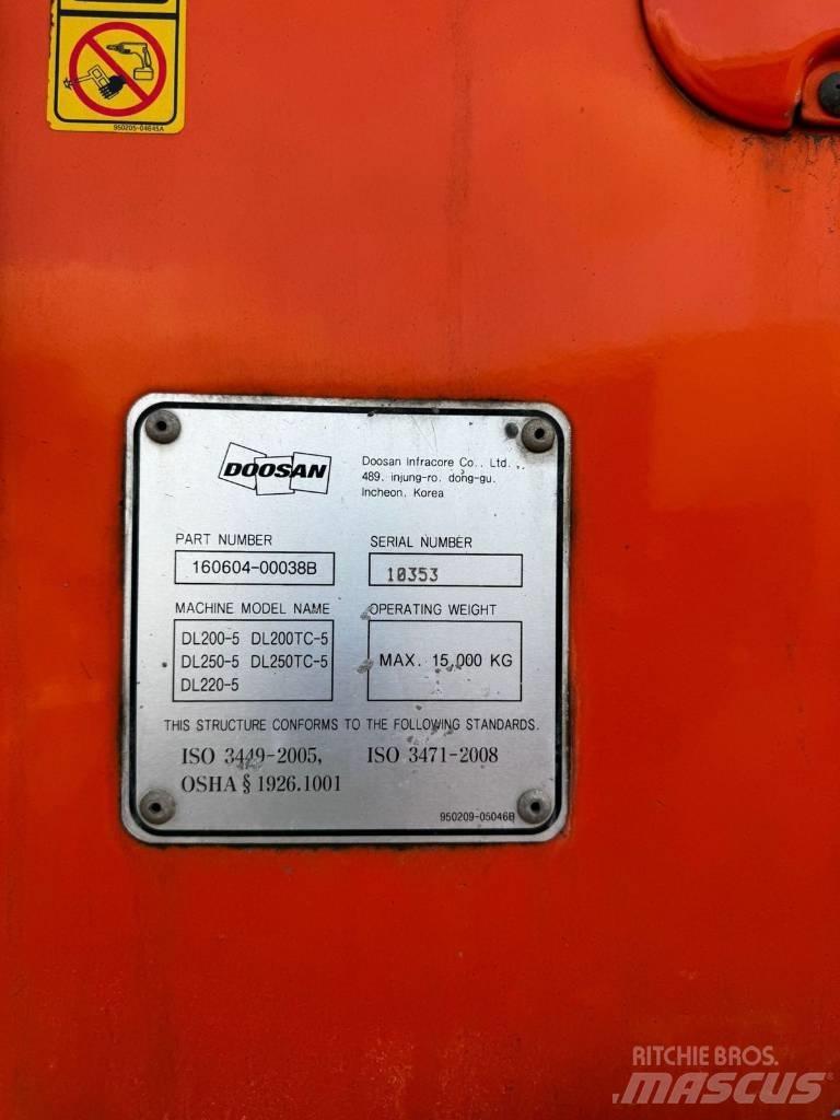 Doosan DL250-5 Carregadeiras de rodas