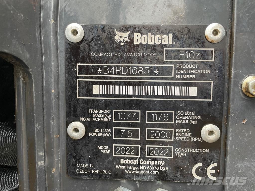 Bobcat E 10z Miniescavadeiras