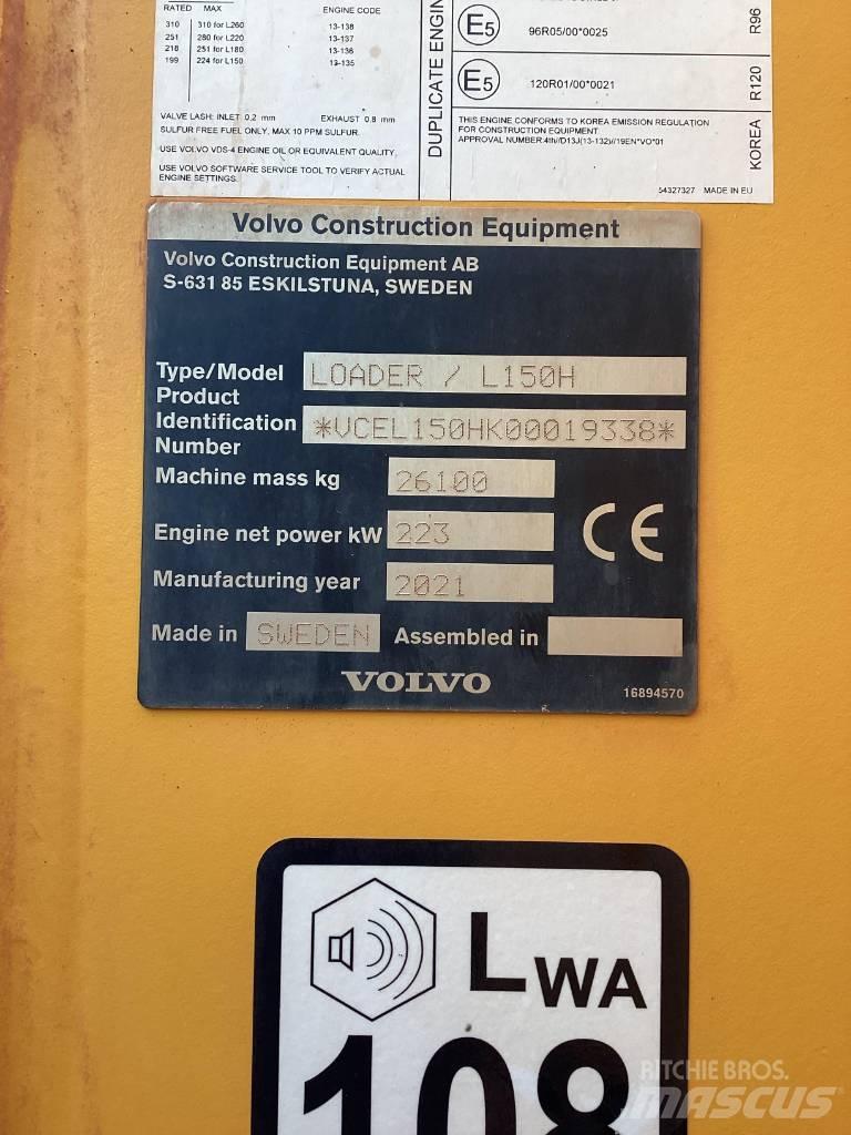 Volvo L 150 H Carregadeiras de rodas