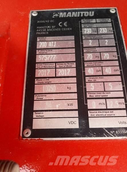 Manitou 200ATJ  RC Elevadores braços articulados
