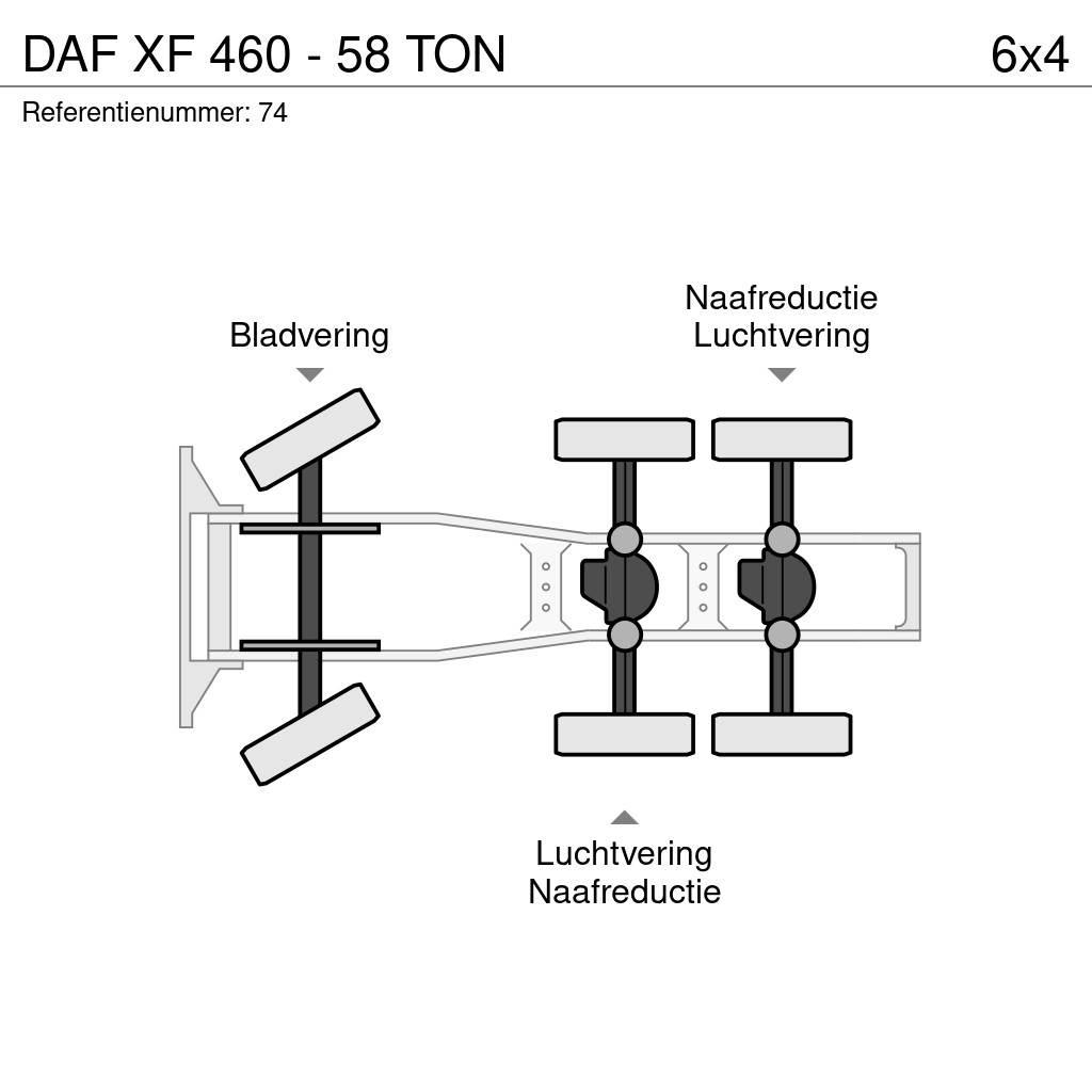 DAF XF 460 - 58 TON Cavalos Mecânicos