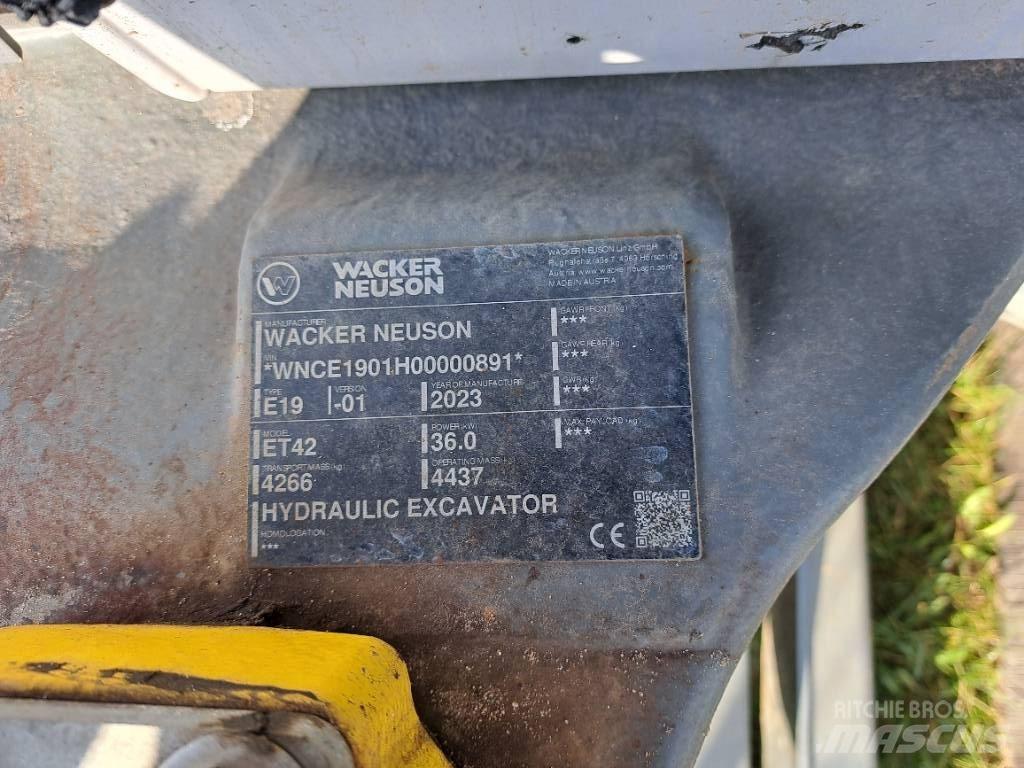 Wacker Neuson ET42 Escavadeiras de esteiras