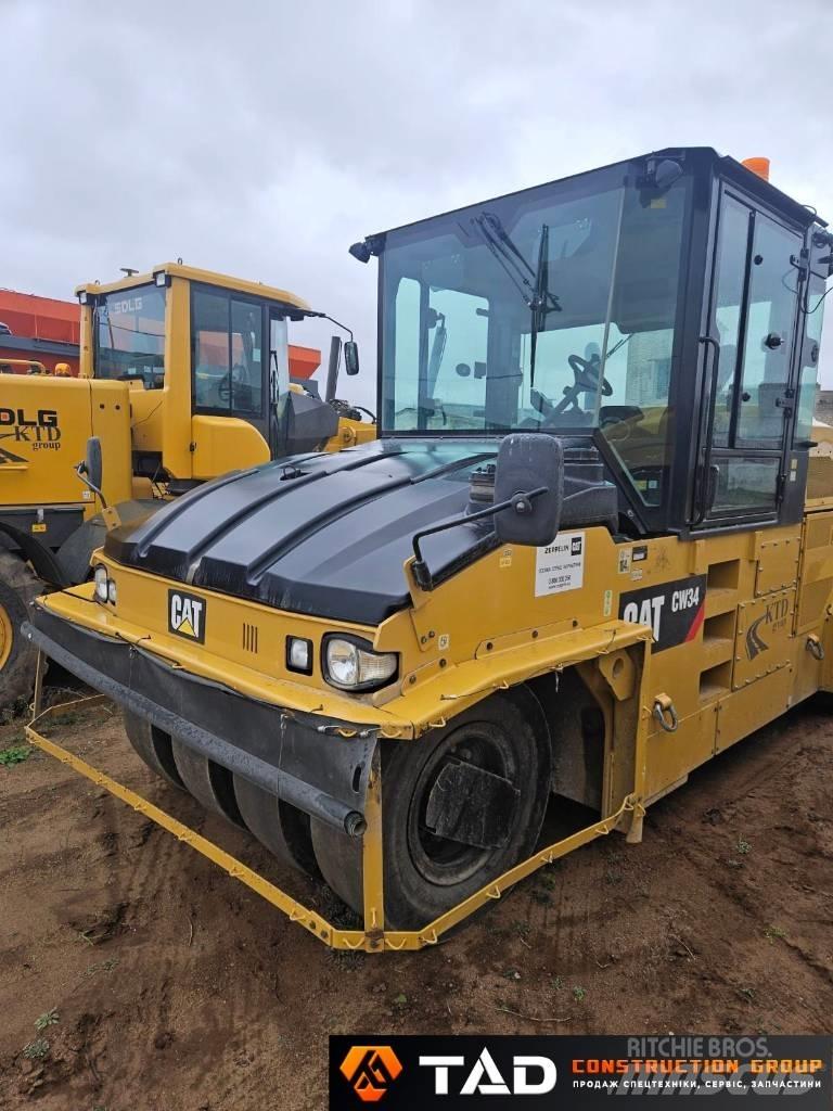 CAT CW 34 Cilindros Compactadores de pneus