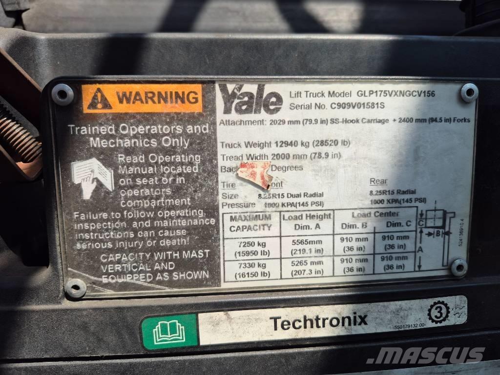 Yale GLP175VXNGCV156 Empilhadores - Outros