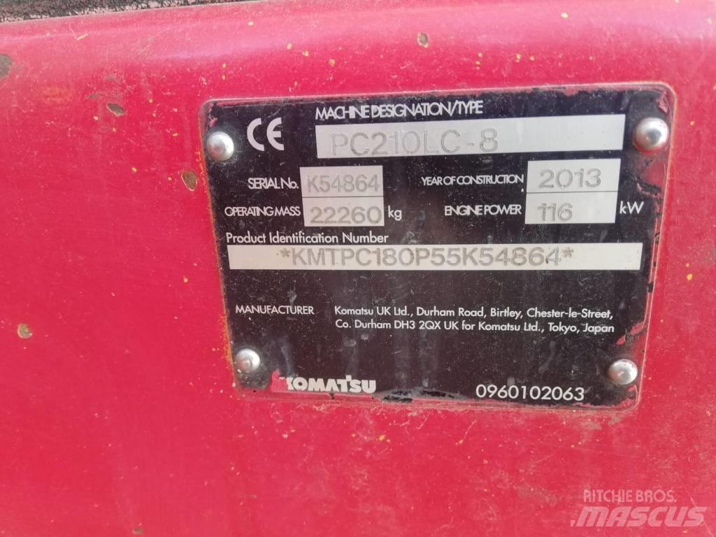 Komatsu PC 210-8 Escavadeiras de esteiras