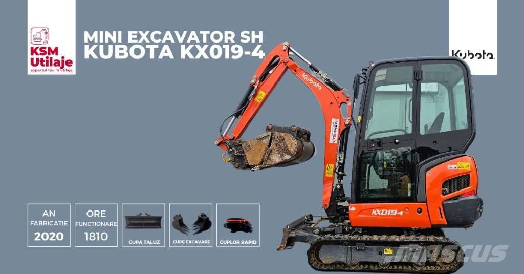 Kubota KX 019-4 Miniescavadeiras