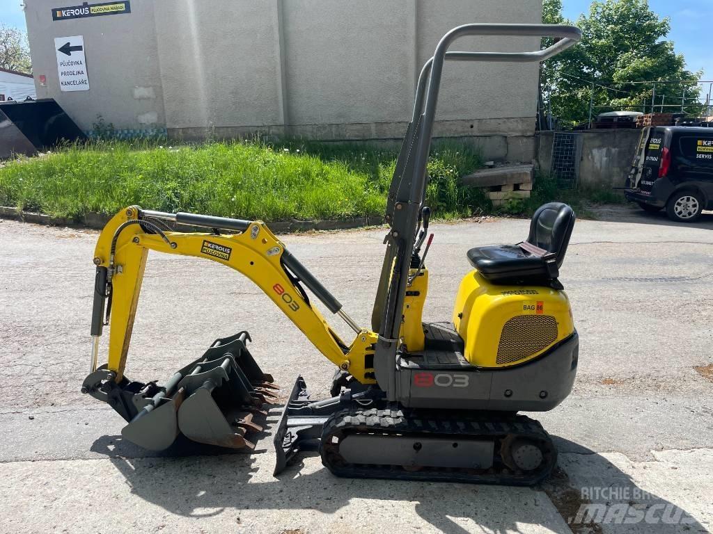 Wacker Neuson 803 Miniescavadeiras
