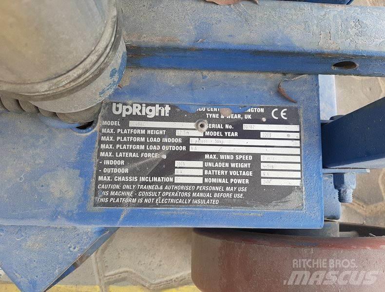 UpRight UL40AC Outros elevadores e plataformas
