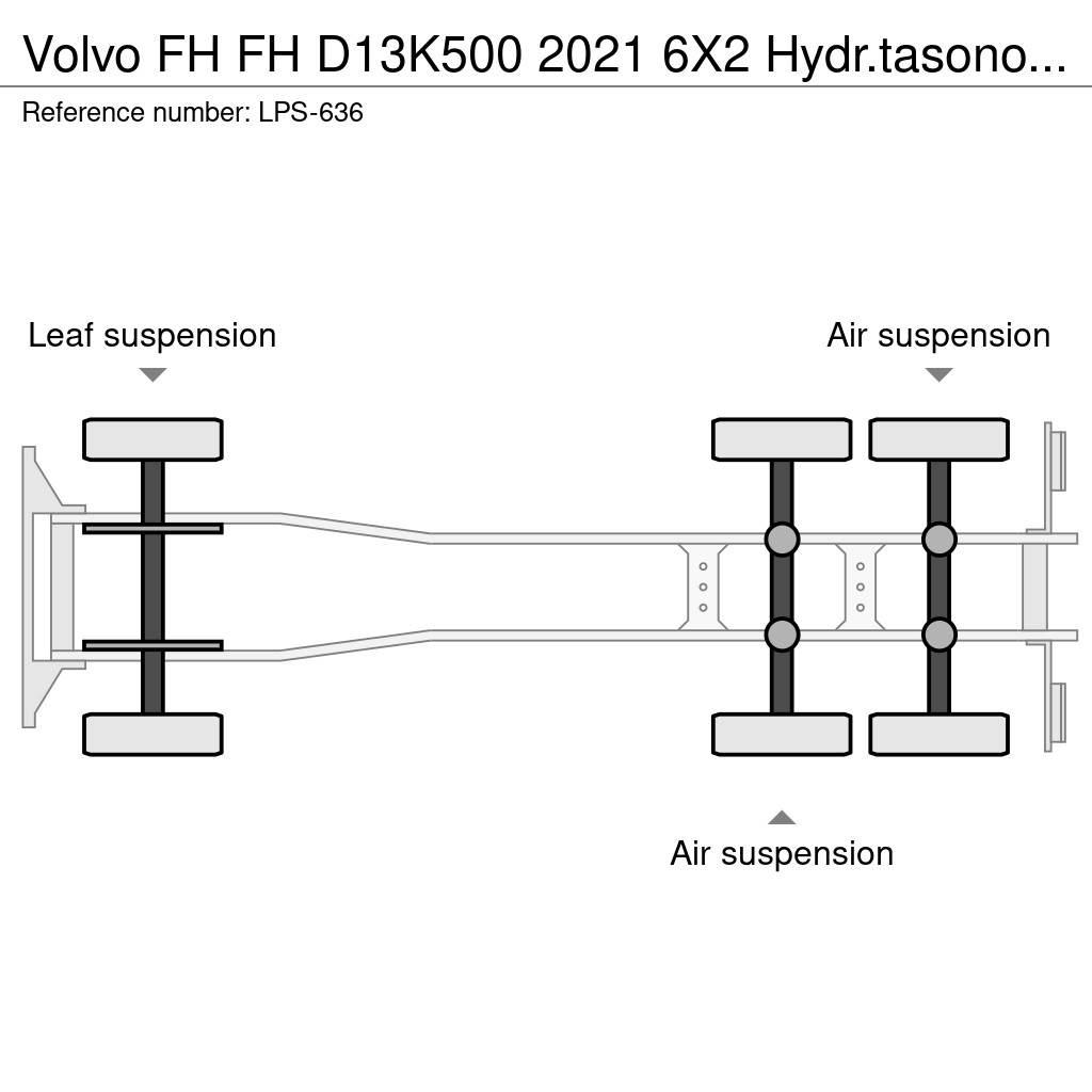Volvo FH Camiões caixa desmontável com elevador de cabo