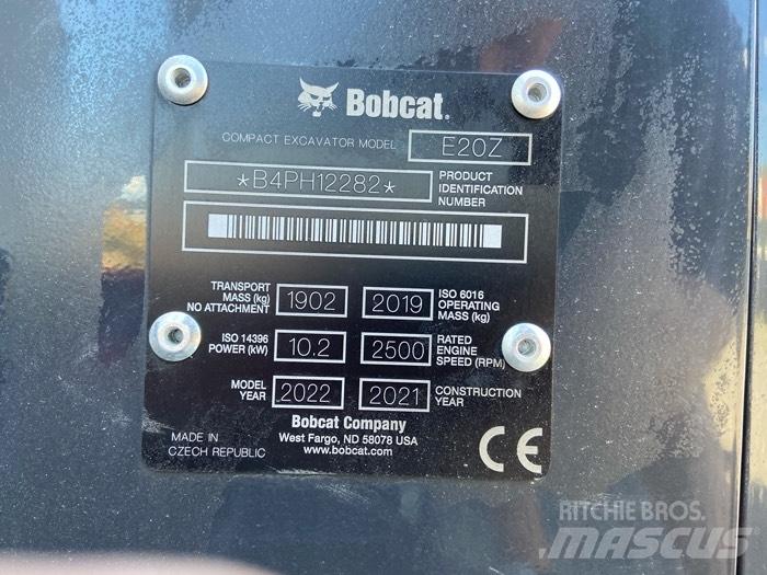 Bobcat E20z Miniescavadeiras