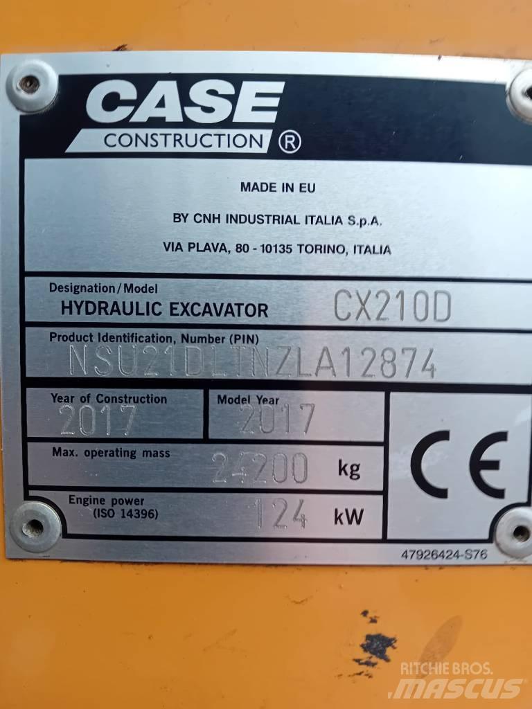 CASE CX 210 D Escavadeiras de esteiras