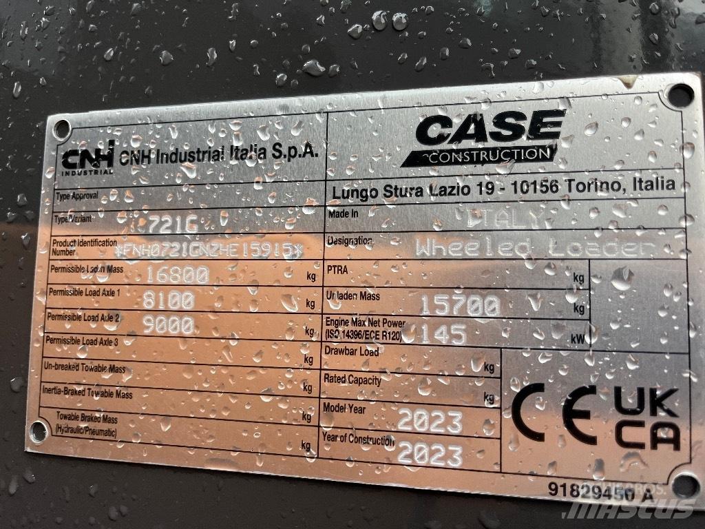 CASE 721 G Carregadeiras de rodas