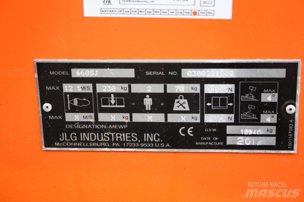 JLG 660 SJ Elevadores braços Telescópicos