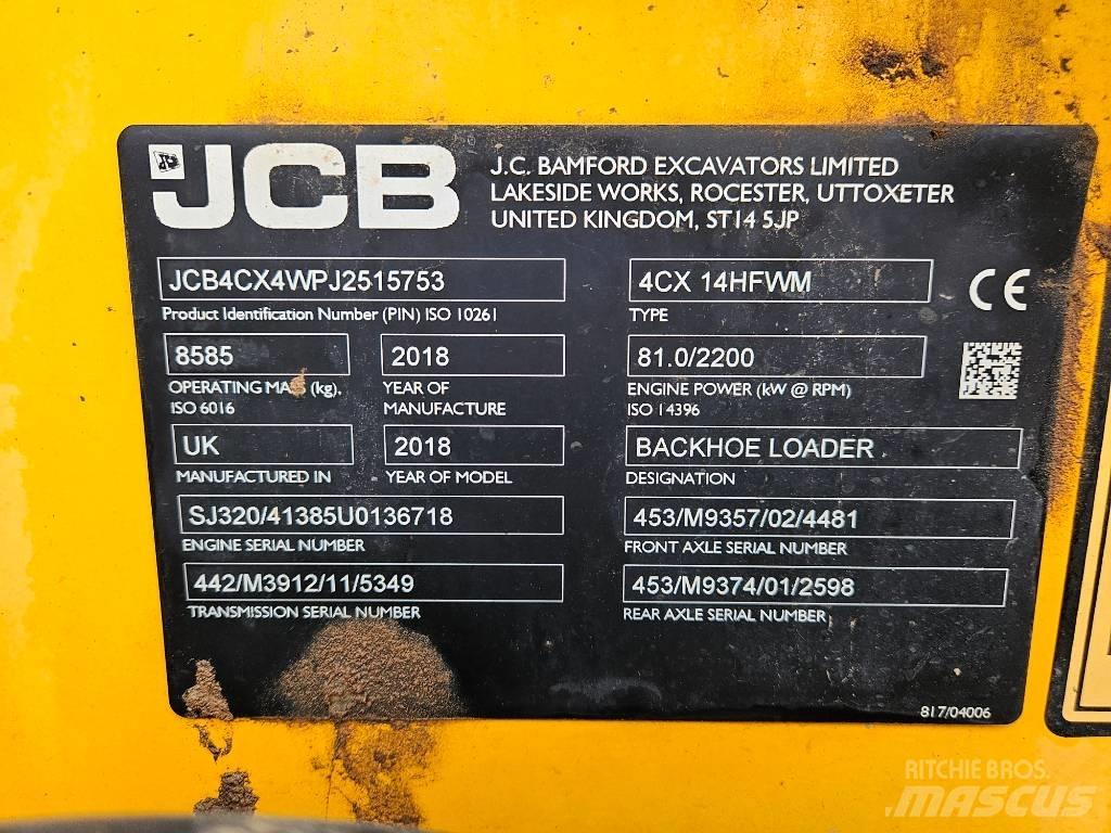 JCB 4 CX Retroescavadeiras