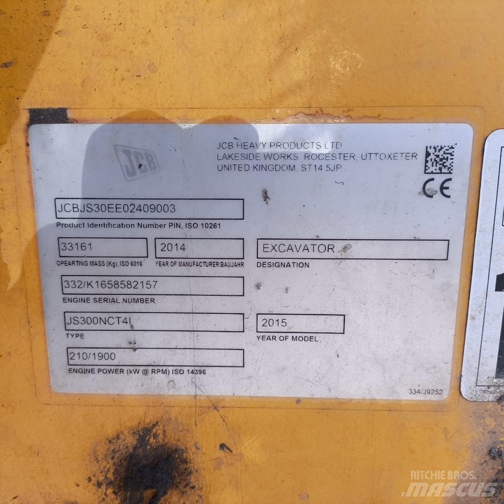 JCB JS300nc Escavadeiras de esteiras