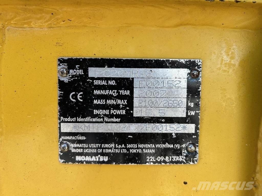 Komatsu PC20MR-2 Miniescavadeiras