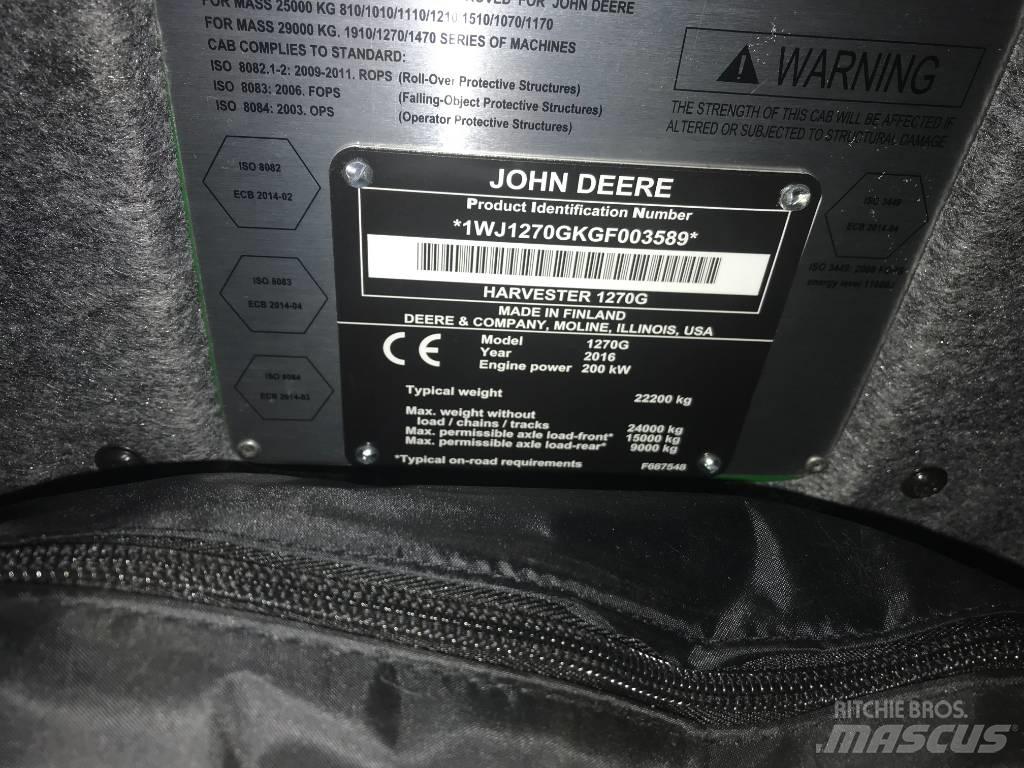 John Deere 1270G Processadores florestais