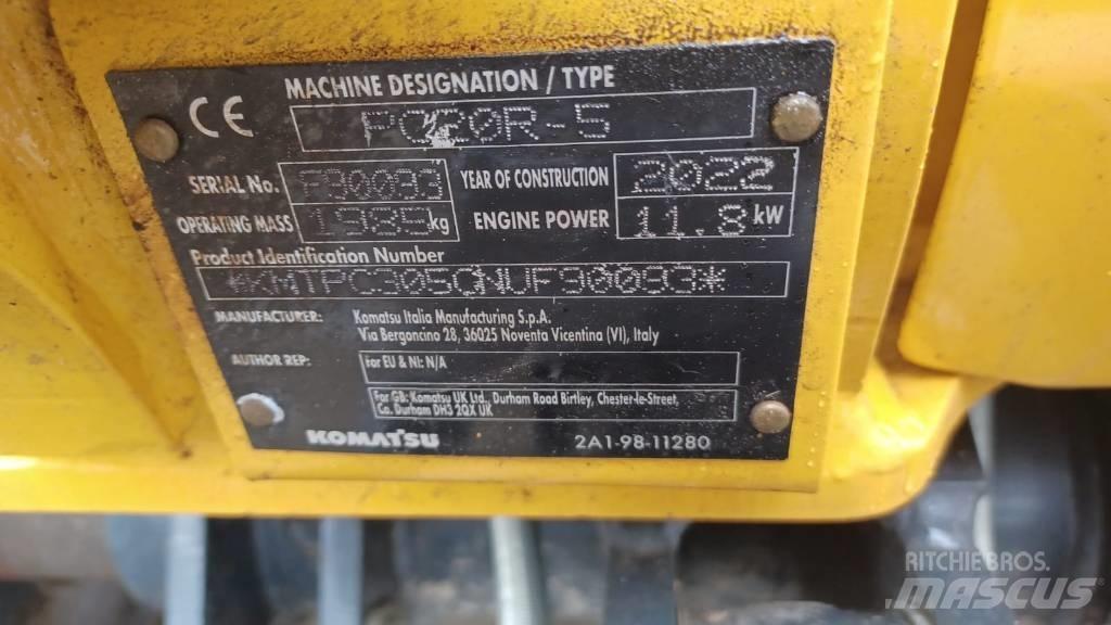 Komatsu PC 20 MR-5 Miniescavadeiras