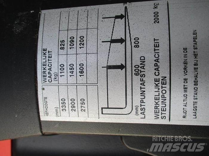 Toyota SPE 160L Empilhador para operador externo