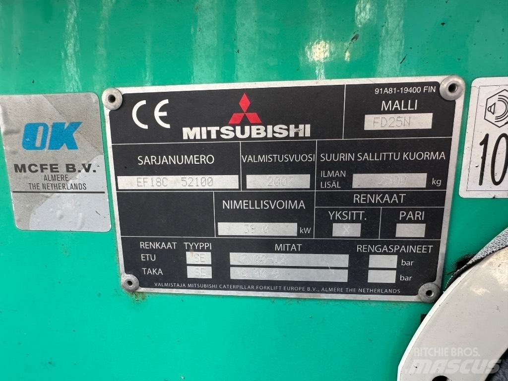 Mitsubishi FD25N Empilhadores Diesel