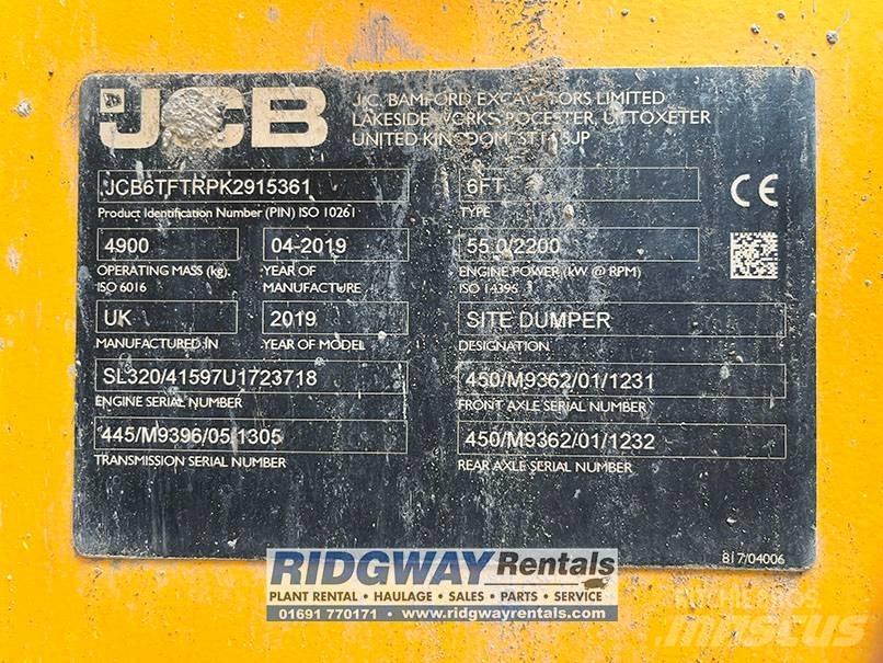 JCB 6 FT Dumpers de obras