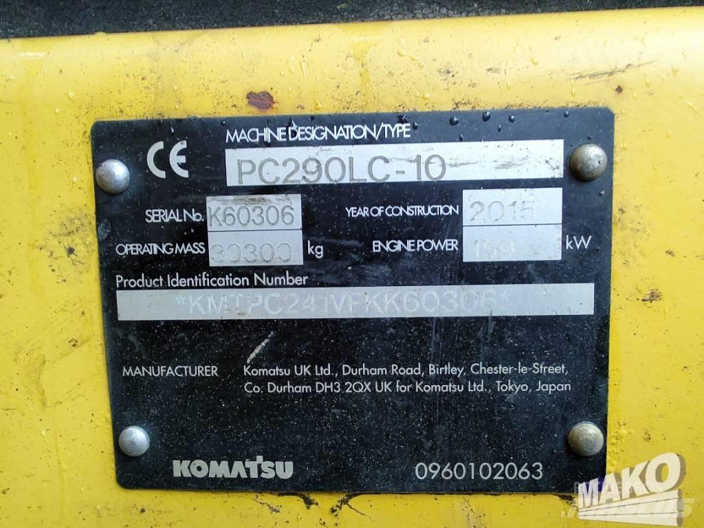 Komatsu PC 290 Escavadeiras de esteiras