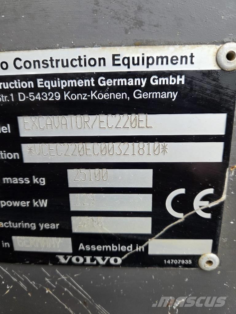 Volvo EC220EL Escavadeiras de esteiras