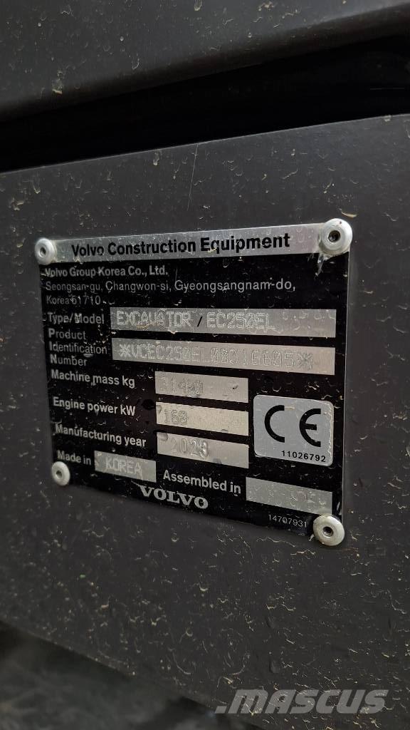 Volvo EC 250 EL Escavadeiras de esteiras