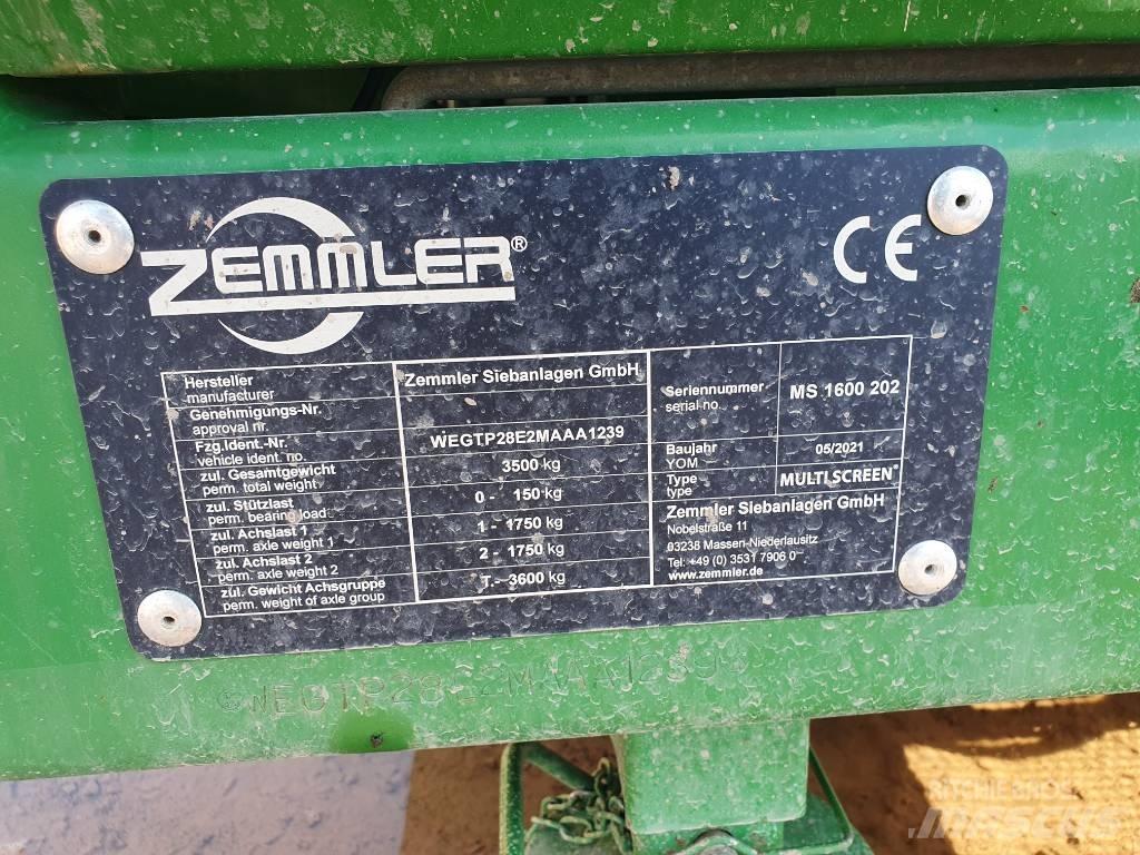 Zemmler MS 1600 Crivos móveis