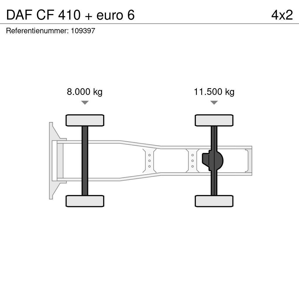 DAF CF 410 + euro 6 Cavalos Mecânicos