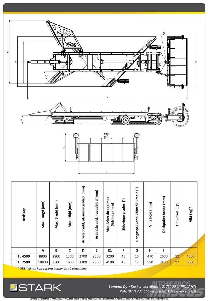 Stark TL7500 Motoniveladoras