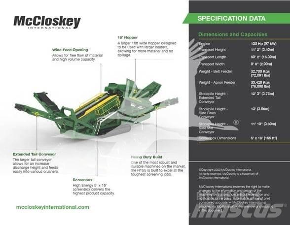 McCloskey R155 Crivos