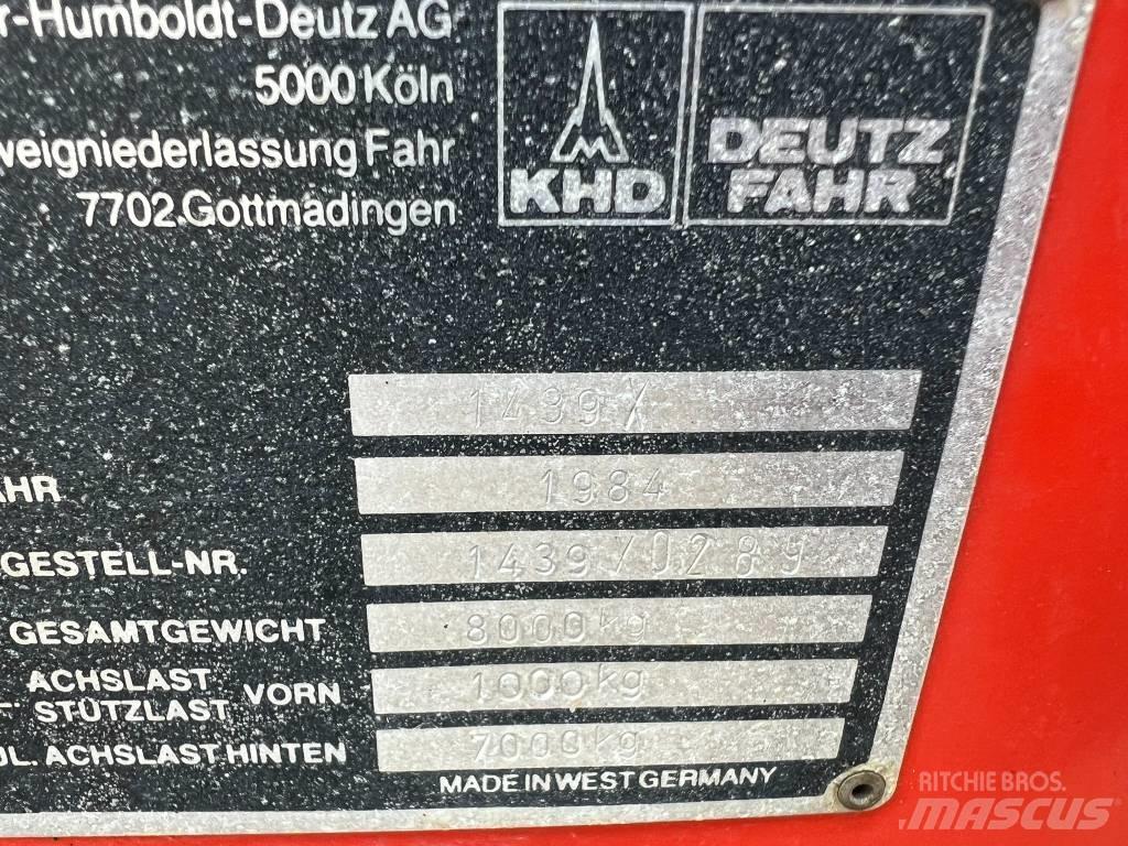 Deutz-Fahr F 570 Atrelados auto-carregadores
