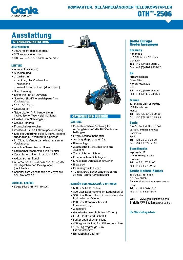 Genie 2506 Manipulador telescópico