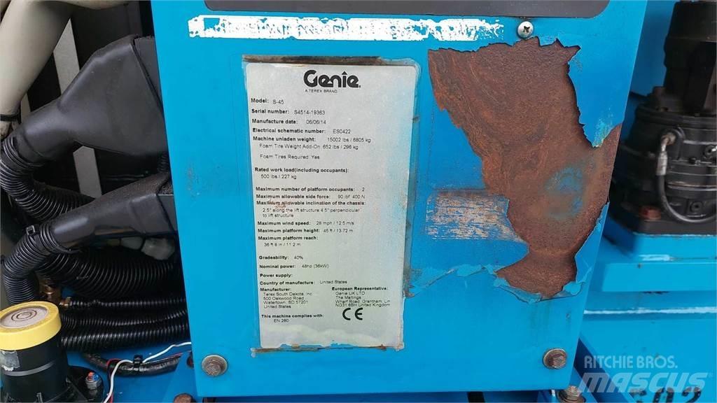 Genie S45 Elevadores braços Telescópicos
