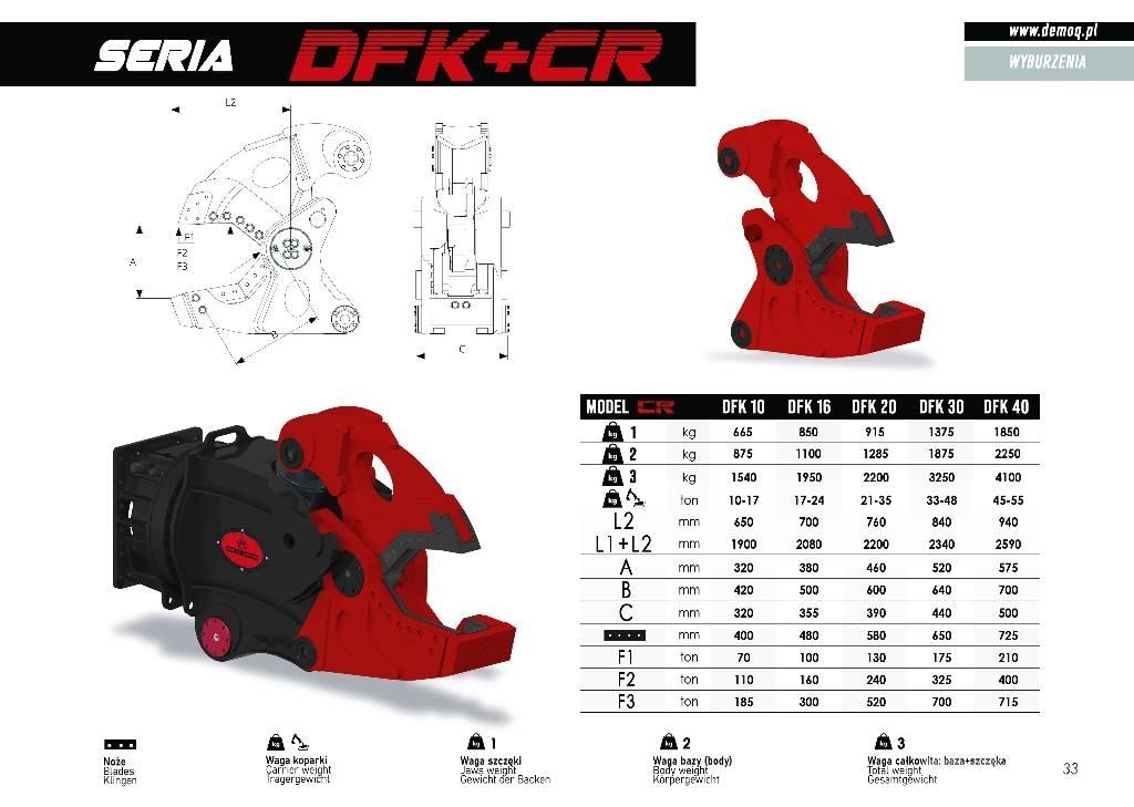  DEMOQ DFK30 + CC Trituradores